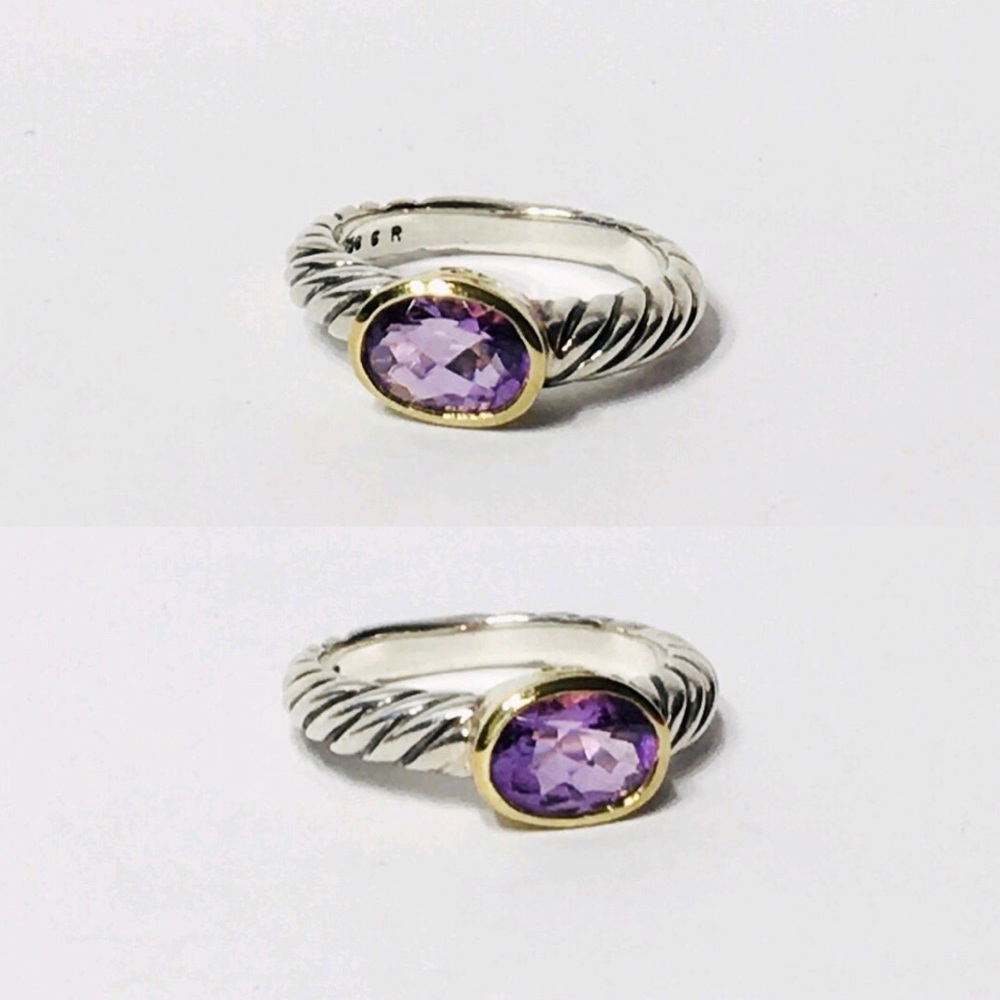 David Yurman Amethyst Ring - Picture 2 of 7